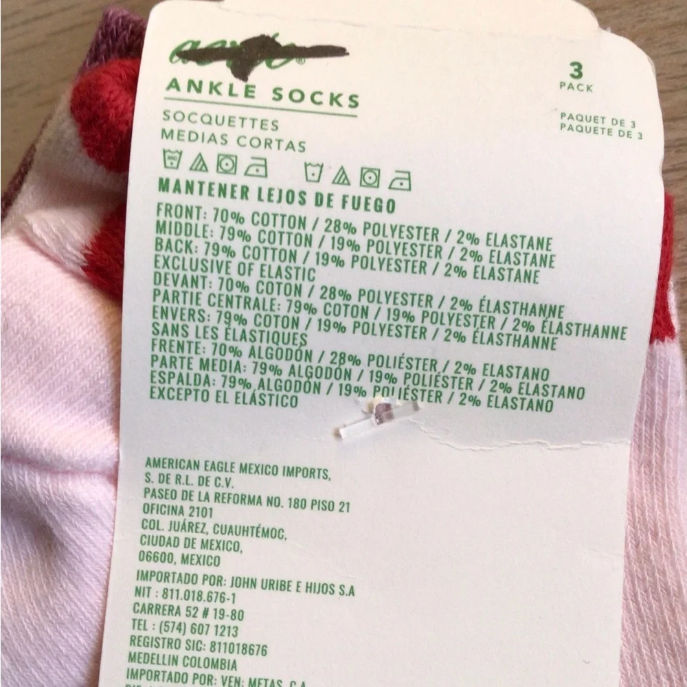 Aerie 3-pk Cozy Ankle Socks